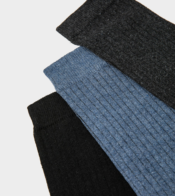 كوتون  جوارب لنصف الساق  - متعدد Calf Length Socks