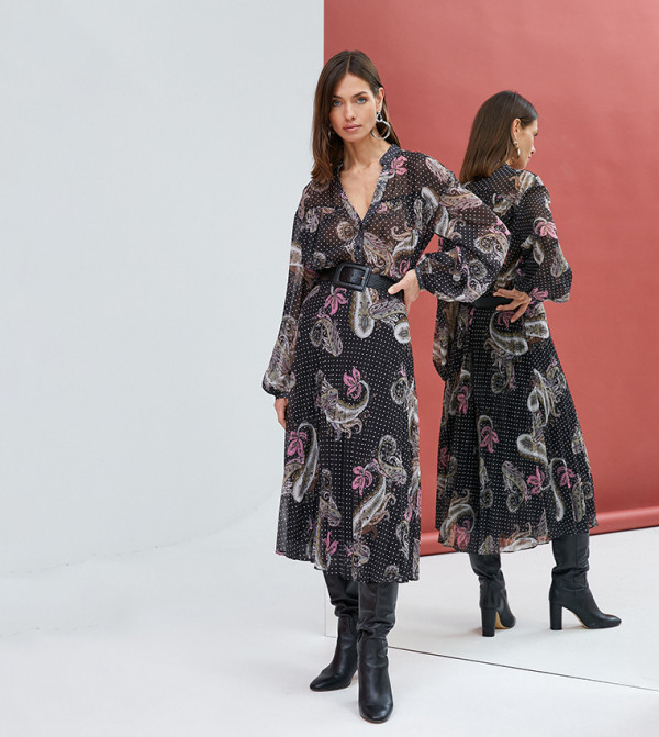 Koton  Skirts - Purple Midi Skirts