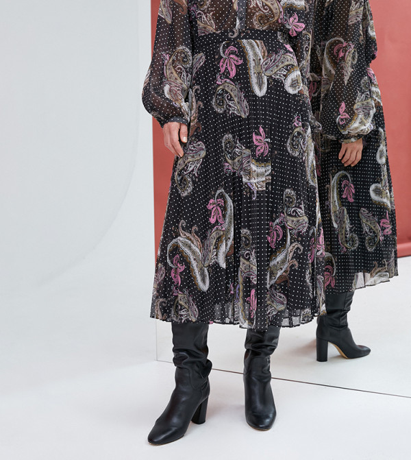 Koton  Skirts - Purple Midi Skirts