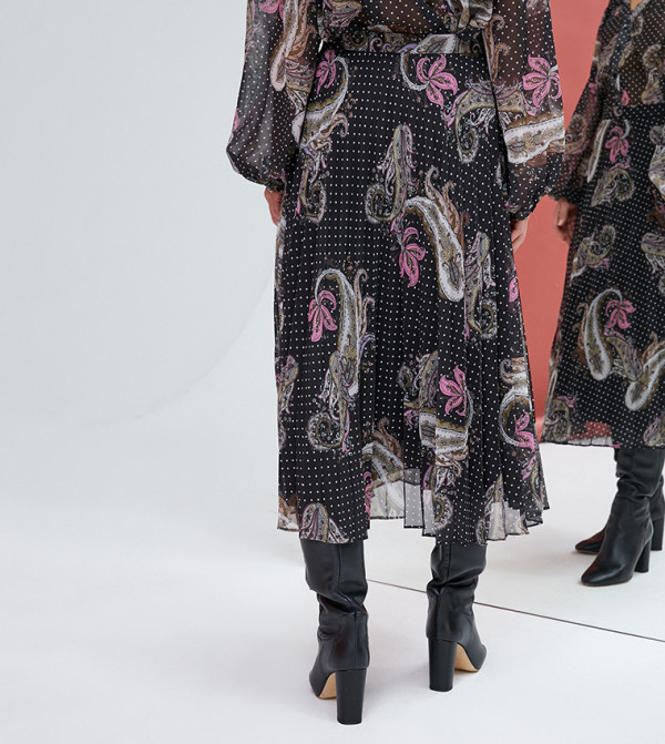 Koton  Skirts - Purple Midi Skirts