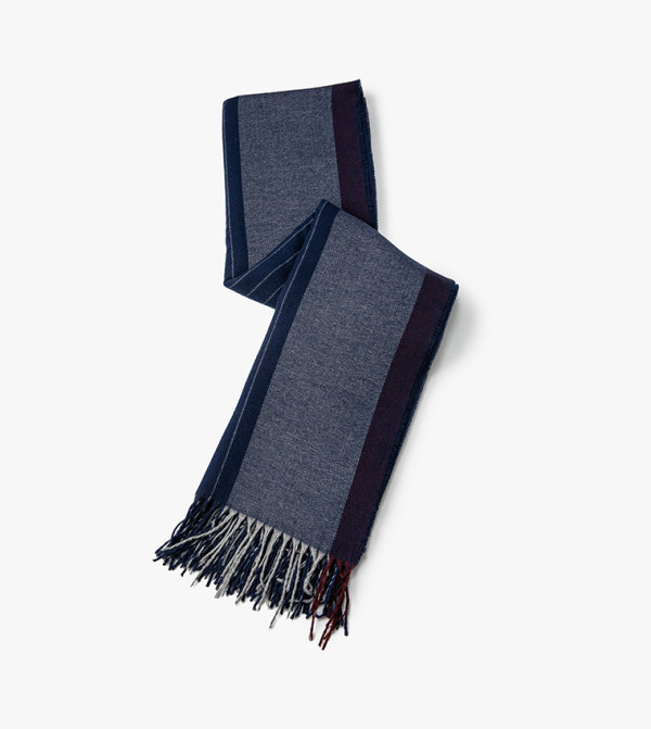 كوتون  لفحات - كحلي Blanket Scarves