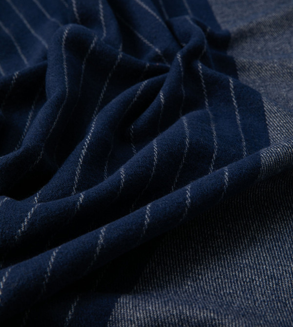 كوتون  لفحات - كحلي Blanket Scarves