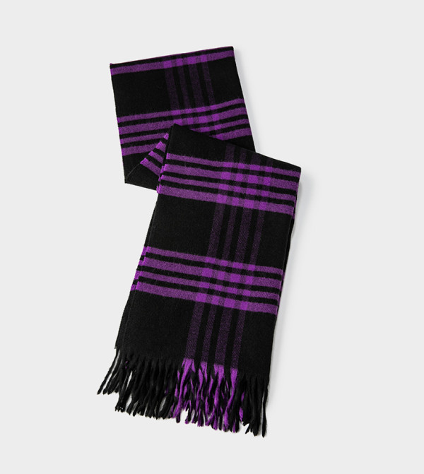 Koton  Silk Scarves - Black Silk Scarves