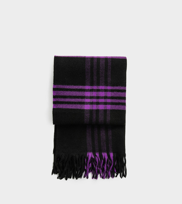 Koton  Silk Scarves - Black Silk Scarves
