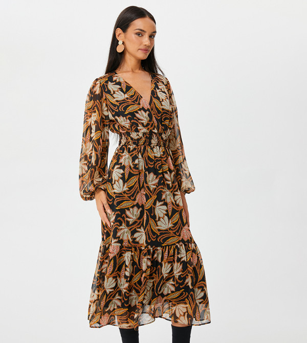 Koton  Dresses - Brown Casual Dresses