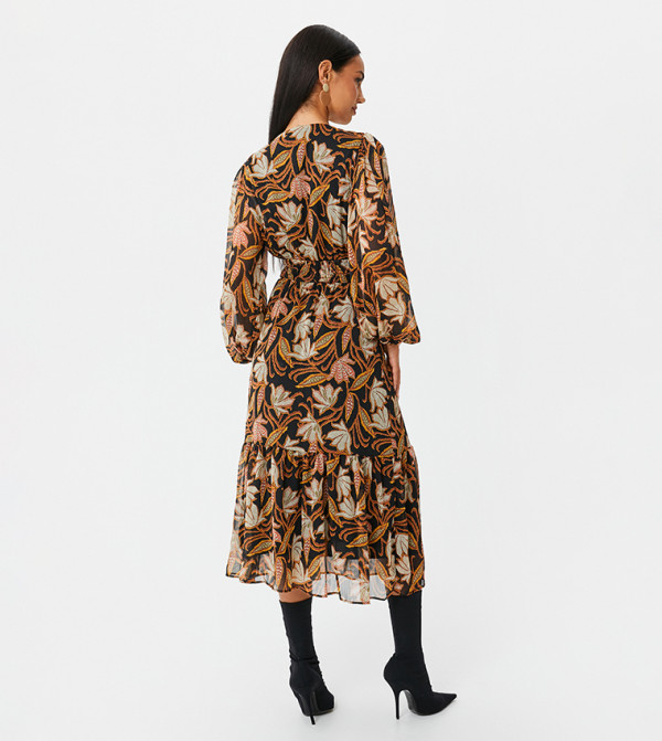Koton  Dresses - Brown Casual Dresses