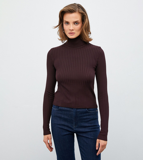 كوتون  سترات و كارديغانات - ماروني Sweaters