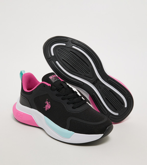 U.S. Polo Assn. U.S. POLO ASSN. - Black Low Top