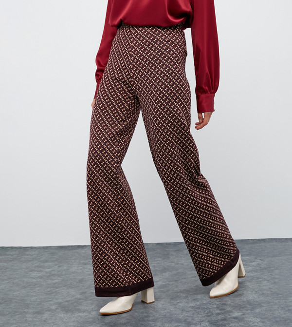 Koton  Casual Pants - Maroon Casual Pants