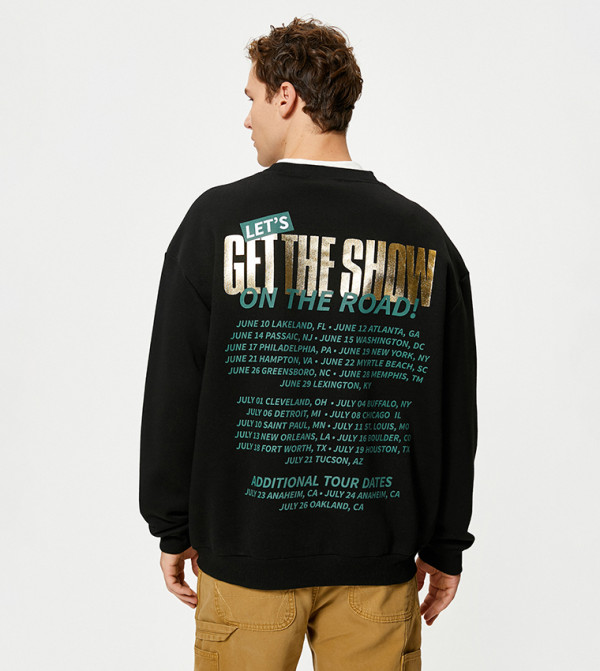Koton  Hoodies & Sweatshirts - Black Sweatshirts