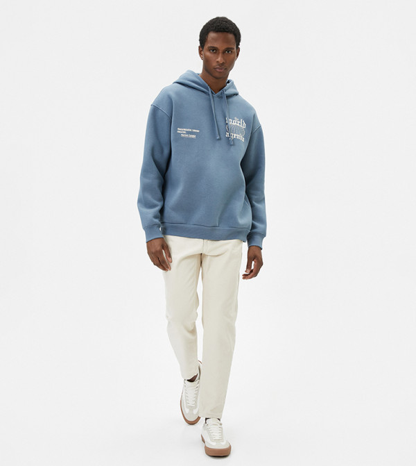 Koton  Hoodies & Sweatshirts - Blue Hoodies