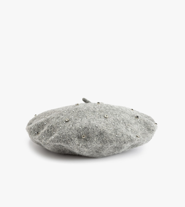 كوتون  بيريه - رمادي Beret