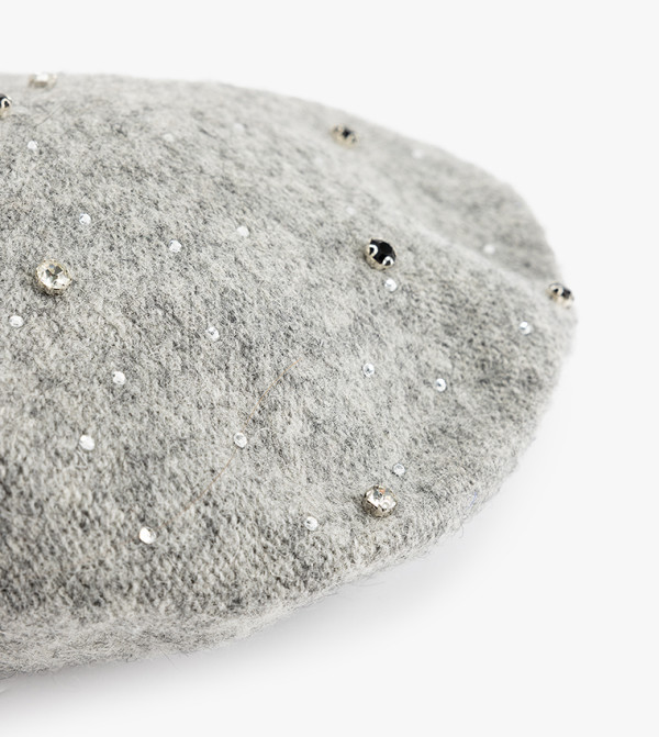 كوتون  بيريه - رمادي Beret