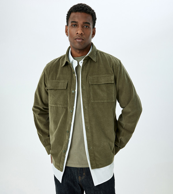 Koton  Casual Jackets - Khaki Casual Jackets