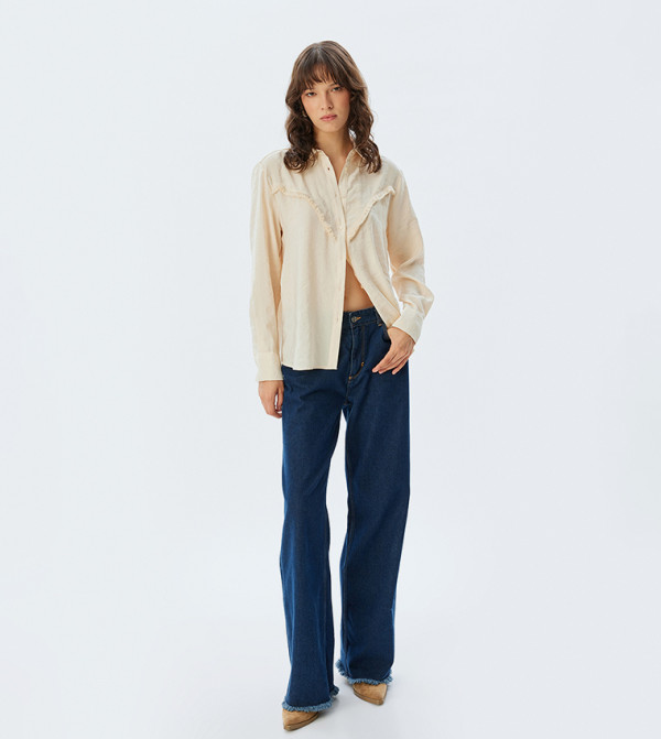 Koton Solid Long Sleeves Shirt