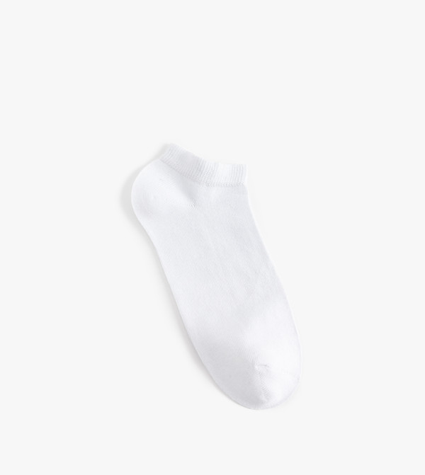 كوتون  جوارب   - أبيض Ankle Length Socks