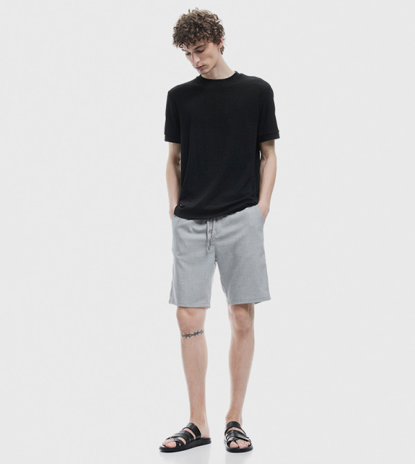 Koton  Shorts - Grey Casual Shorts