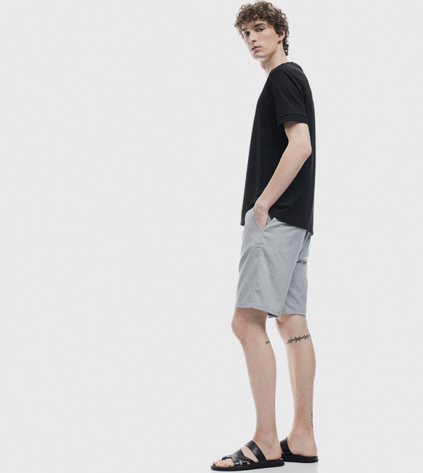 Koton  Shorts - Grey Casual Shorts