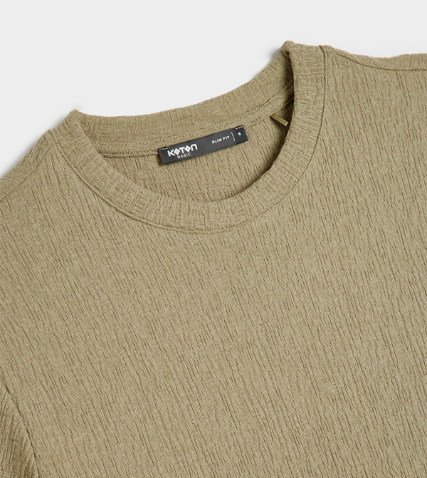 Koton Koton - Khaki Casual T-Shirts