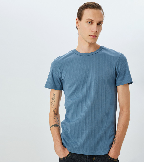 Koton Koton - Blue Casual T-Shirts