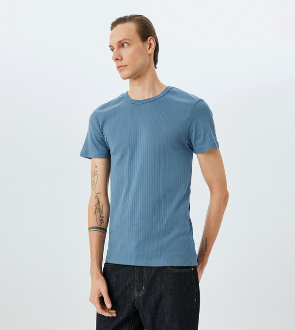 Koton Koton - Blue Casual T-Shirts