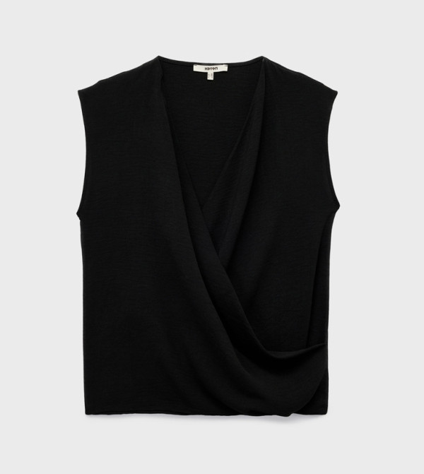 Koton  Clothing - Black Sleeveless Tops