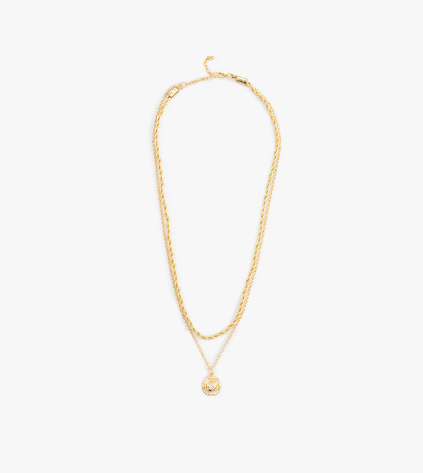 كوتون  مجوهرات - ذهبي قلائد