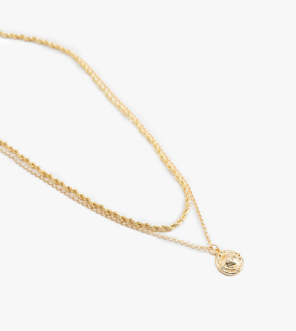 كوتون  مجوهرات - ذهبي قلائد