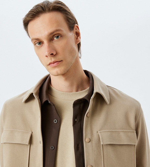 Koton Koton - Ecru Casual Jackets