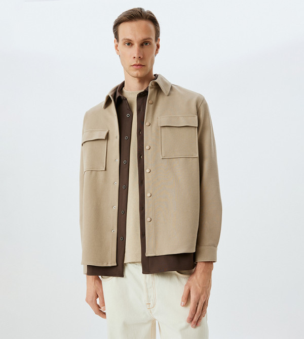 Koton Koton - Ecru Casual Jackets