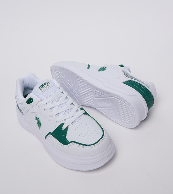 U.S. Polo Assn. U.S. POLO ASSN. - White Low Top
