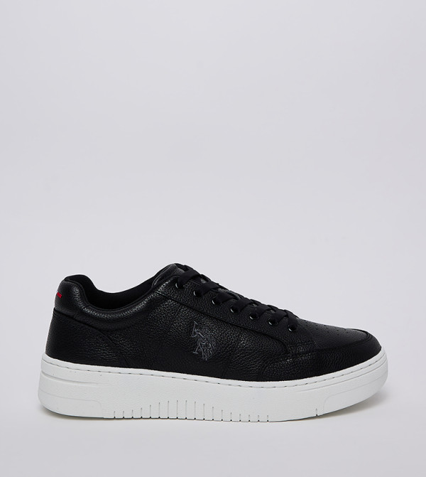 U.S. Polo Assn. U.S. POLO ASSN. - Black Low Top