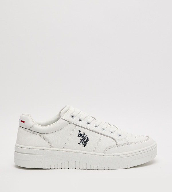 U.S. Polo Assn. U.S. POLO ASSN. - White Low Top