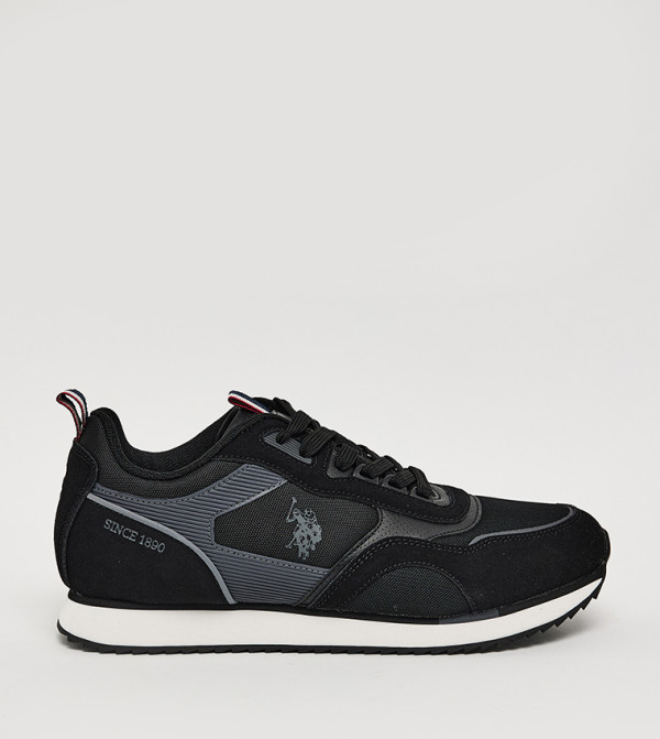 U.S. Polo Assn. U.S. POLO ASSN. - Black Low Top
