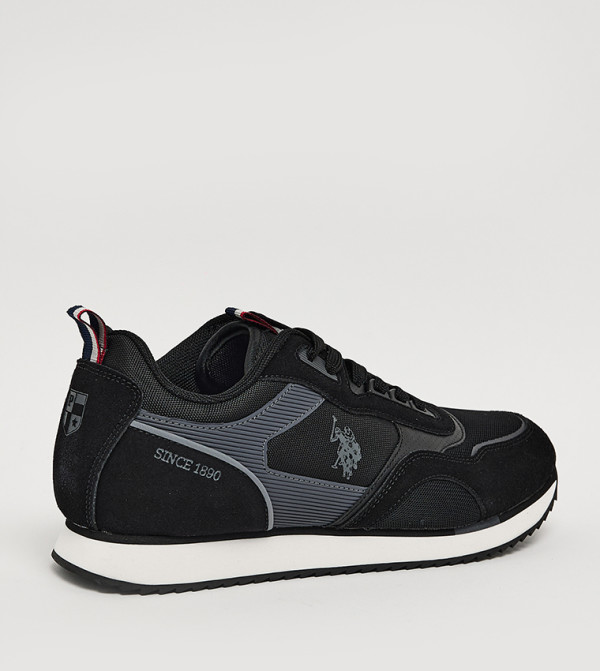 U.S. Polo Assn. U.S. POLO ASSN. - Black Low Top