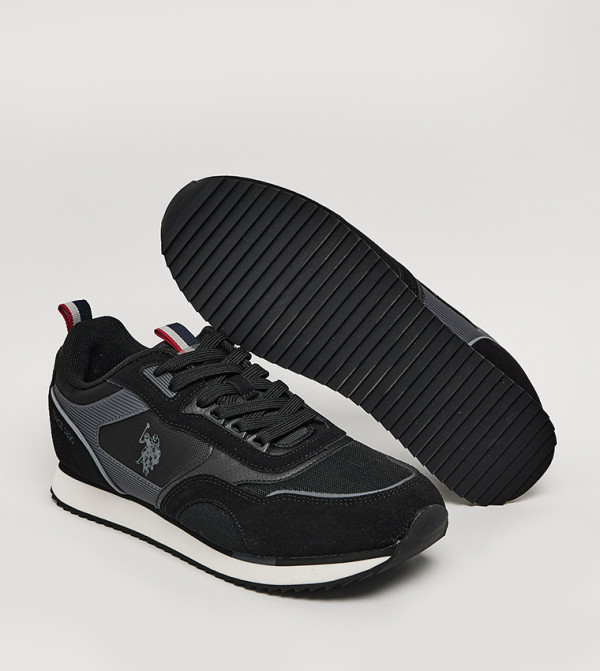 U.S. Polo Assn. U.S. POLO ASSN. - Black Low Top