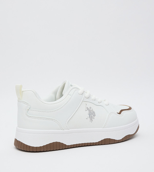 U.S. Polo Assn. U.S. POLO ASSN. - White Low Top