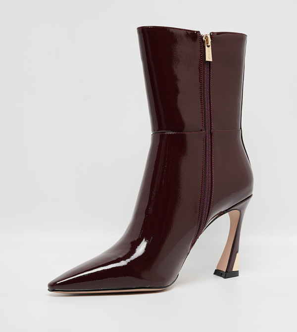 Nine West  Boots - Burgundy Ankle length Boots