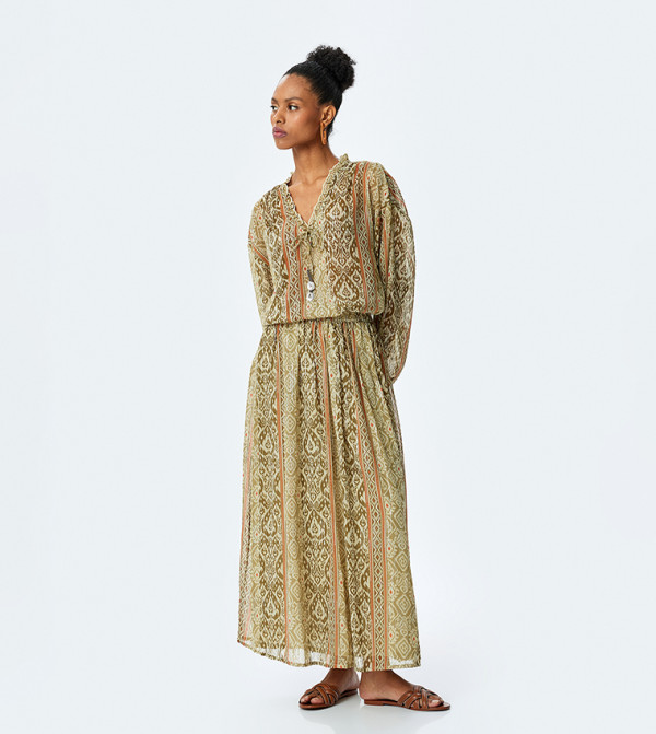 Koton  Skirts - Green Maxi Skirts