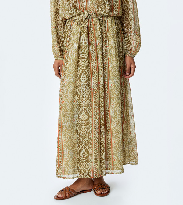 Koton  Skirts - Green Maxi Skirts