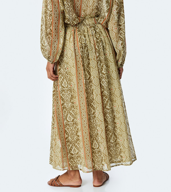 Koton  Skirts - Green Maxi Skirts