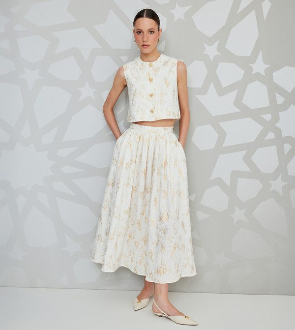 كوتون  four the classics ss25 - أبيض Sleeveless Tops