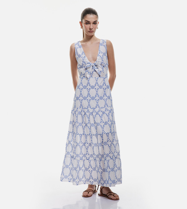 Koton  floral-dresses-march - Multi Maxi Dresses