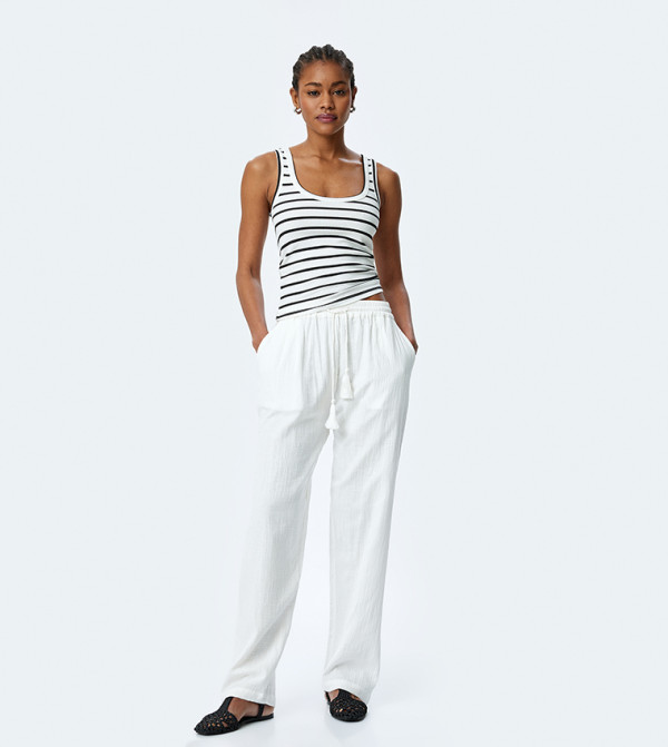Koton  Clothing - White Casual Pants