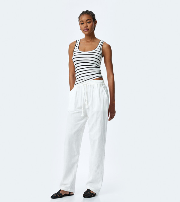 Koton  Clothing - White Casual Pants