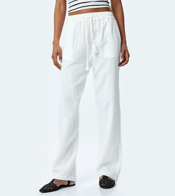 Koton  Clothing - White Casual Pants