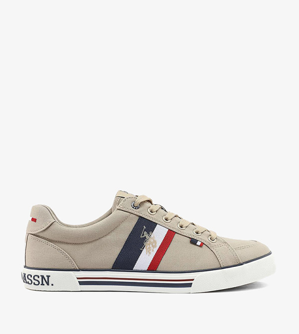U.S. POLO ASSN. U.S. POLO ASSN. - Beige Low Top