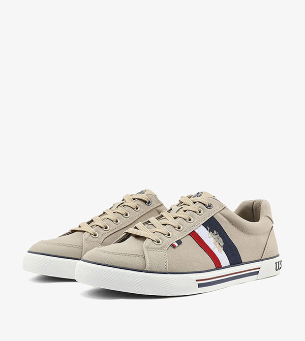 U.S. POLO ASSN. U.S. POLO ASSN. - Beige Low Top