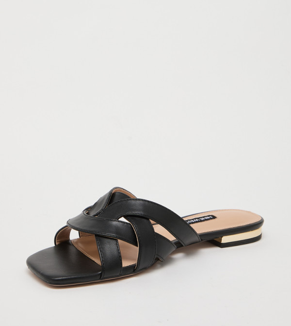 Nine West Nine West - Black Flat Sandals