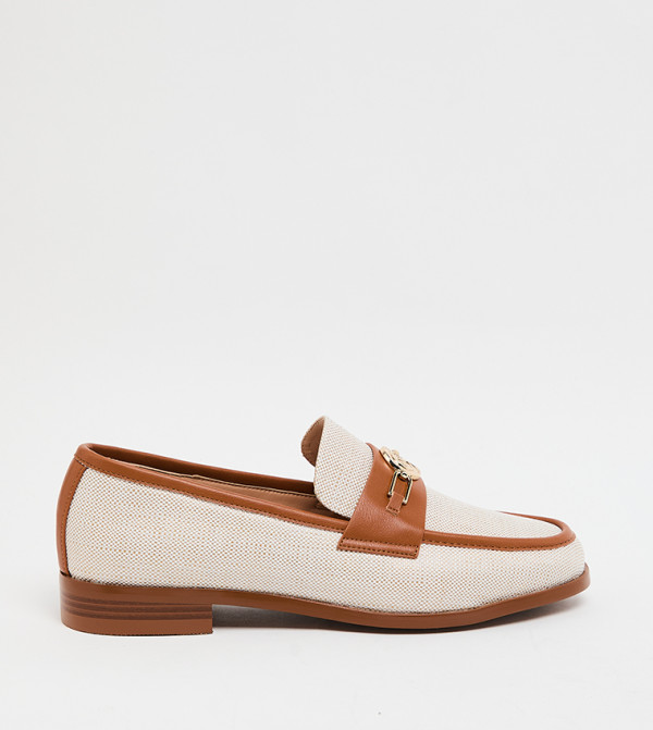 Nine West  Loafers & Mocassins - Beige Loafers & Mocassins